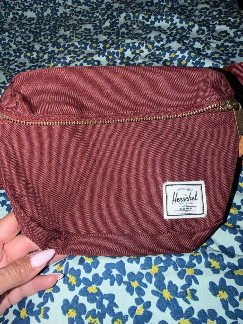 Herschel Supply Company Maroon Crossbody Waist Bag